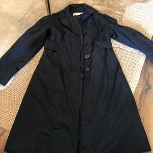 Black trench coat